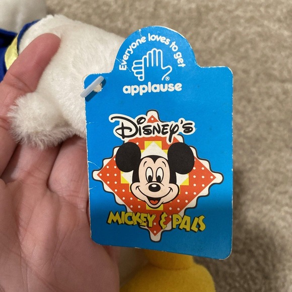 Vintage Donald Duck Plush Toy by Applause Stuffed Animal 14” Disney Plush - Picture 5 of 9